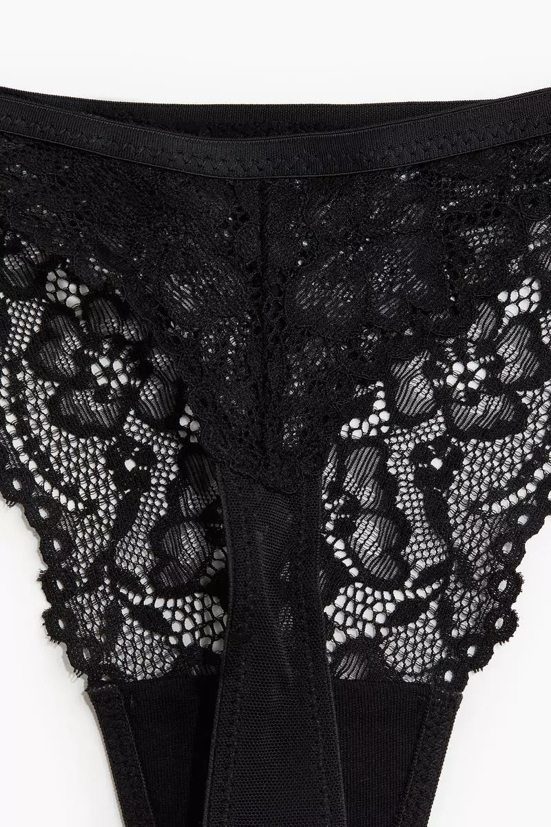 3-pack lace tanga thong briefs
