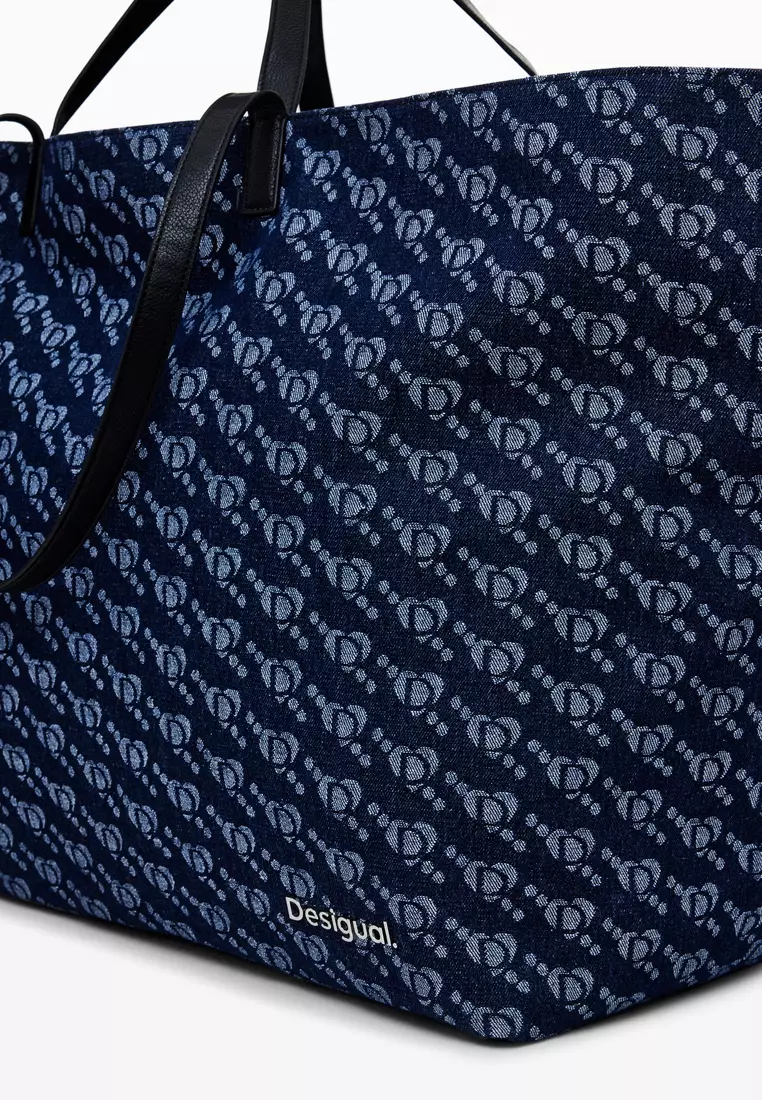 Desigual Women's accessories Desigual logo shopper bag.