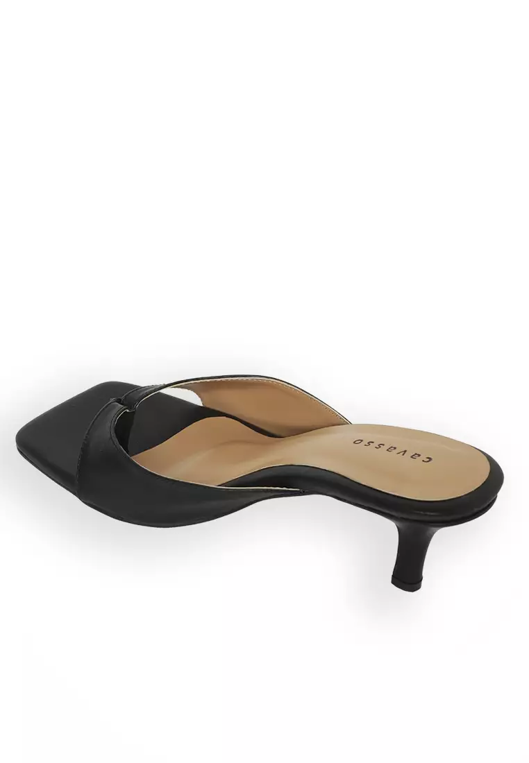 Cavasso Rossa Heels Black