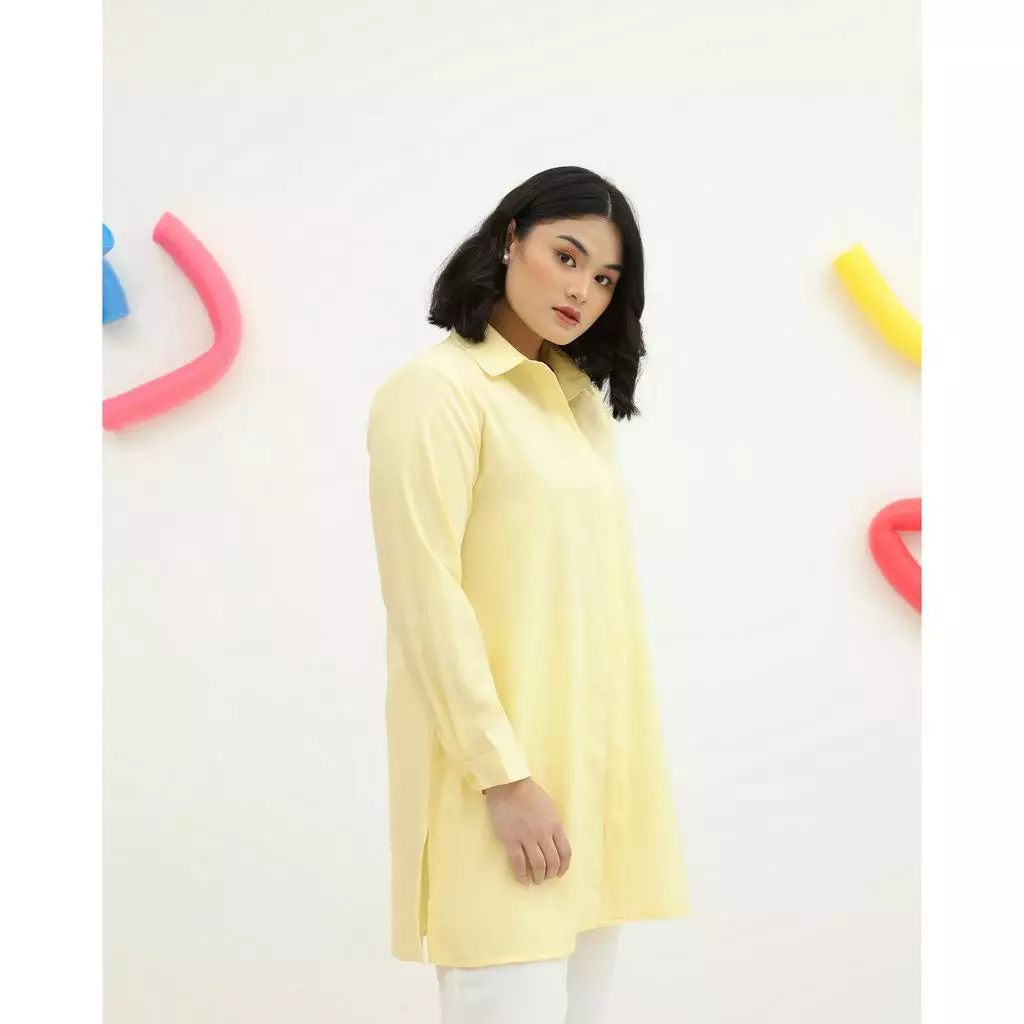 Geulis.id DAILY TUNIC YELLOW SERIES (1 warna) Tunic - YELLOW