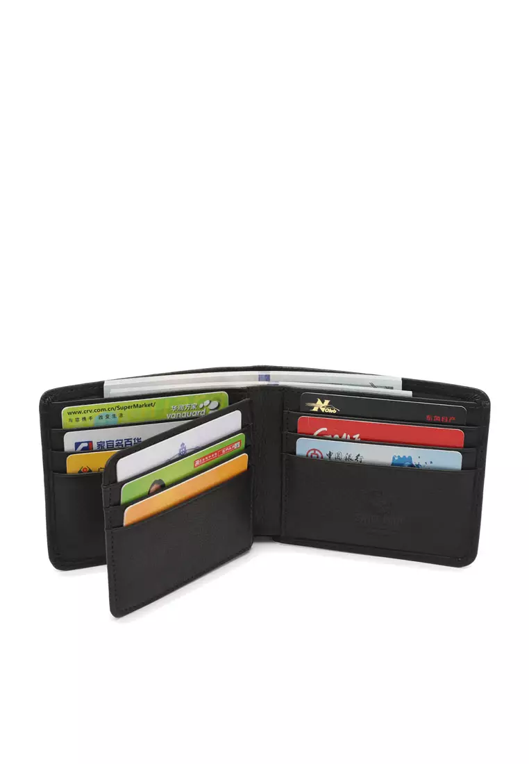 Men's Genuine Leather RFID Short Wallet (Dompet Pendek Pria Kulit Asli RFID Blocking) - Cokelat