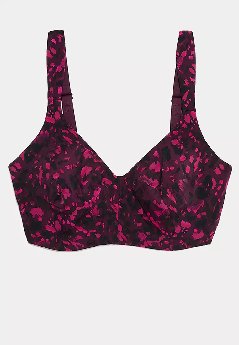 Flexifit™ Printed Wired Minimiser Bra