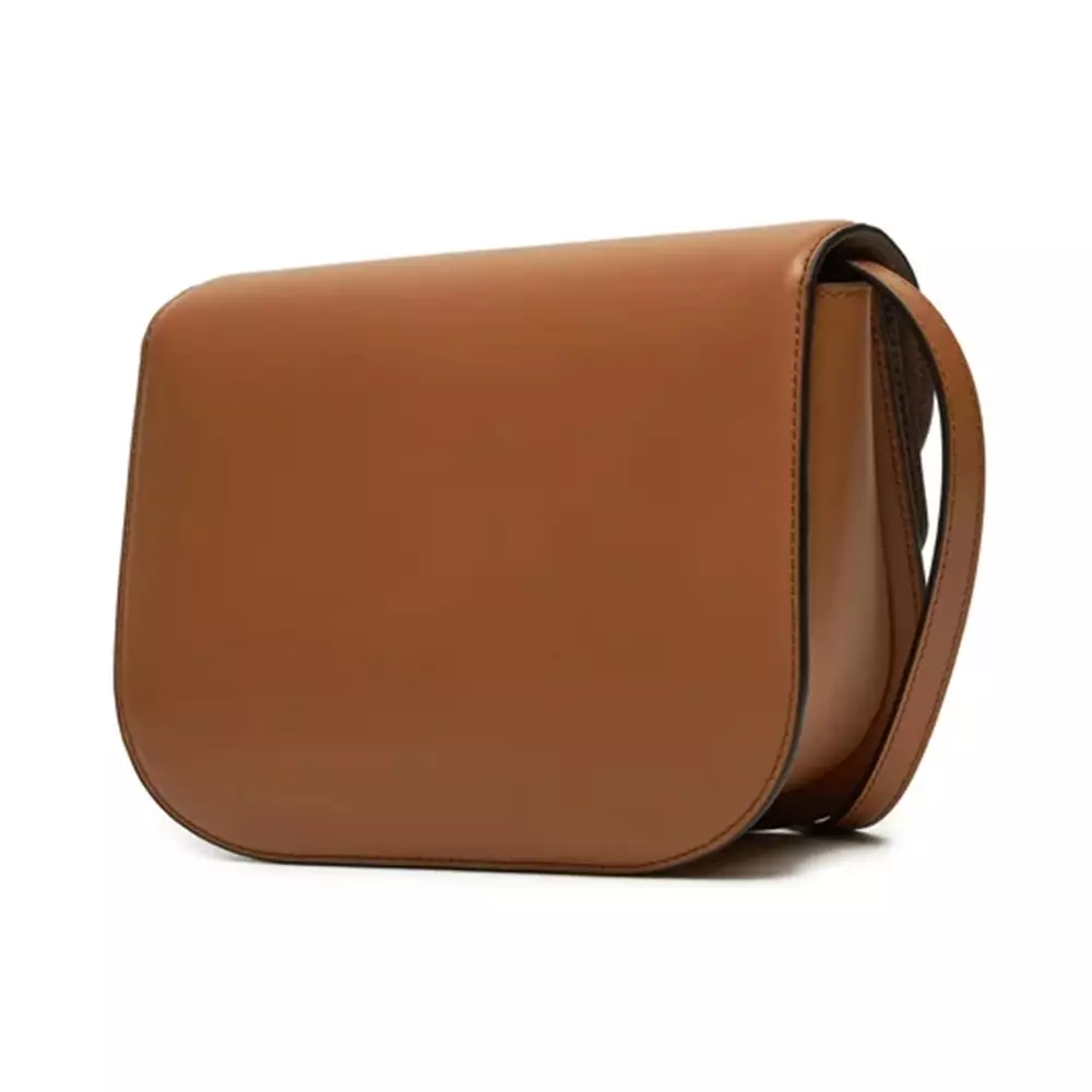 Sfera Crossbody S Suede Leather Brandy