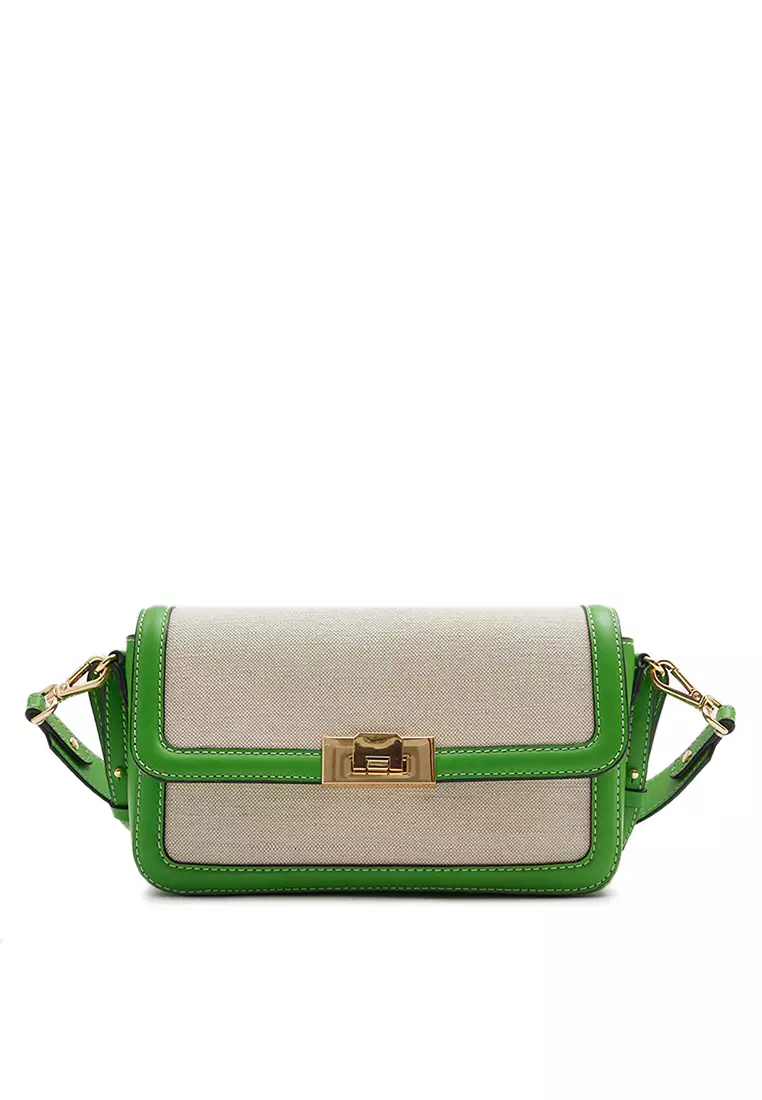 Buy Other Stories Leather Canvas Crossbody Bag 2024 Online