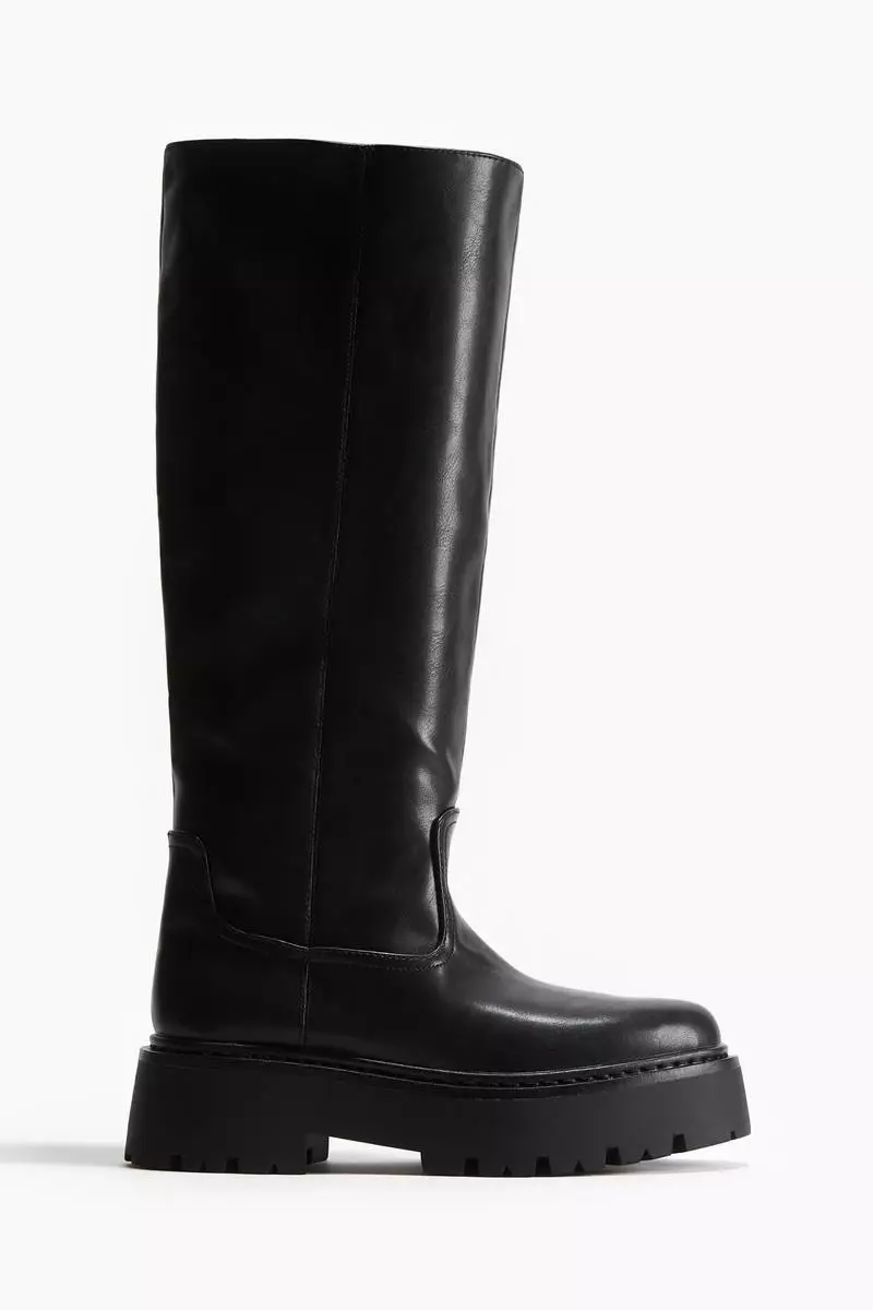 Discount on H&M  shoes - SKU: Chunky knee-high boots