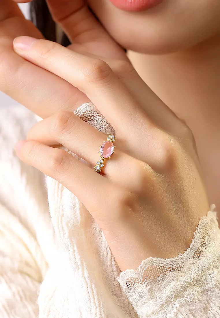 Cincin Wanita Original Wanita Korea Vintage Cewek Anti Pudar Cincin Jewellery Ring Couple Aksesoris Kotak Indah COD