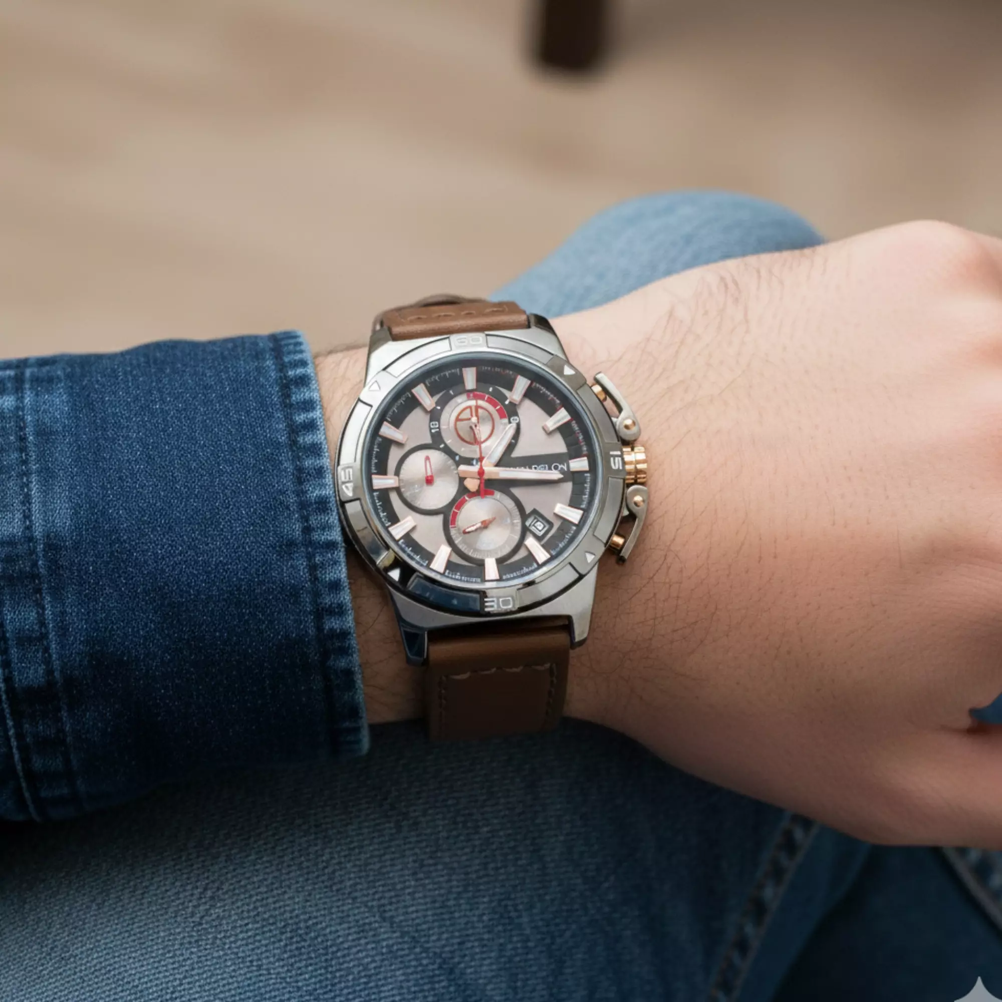 Jam Tangan Pria Alain Delon AD446-1742C