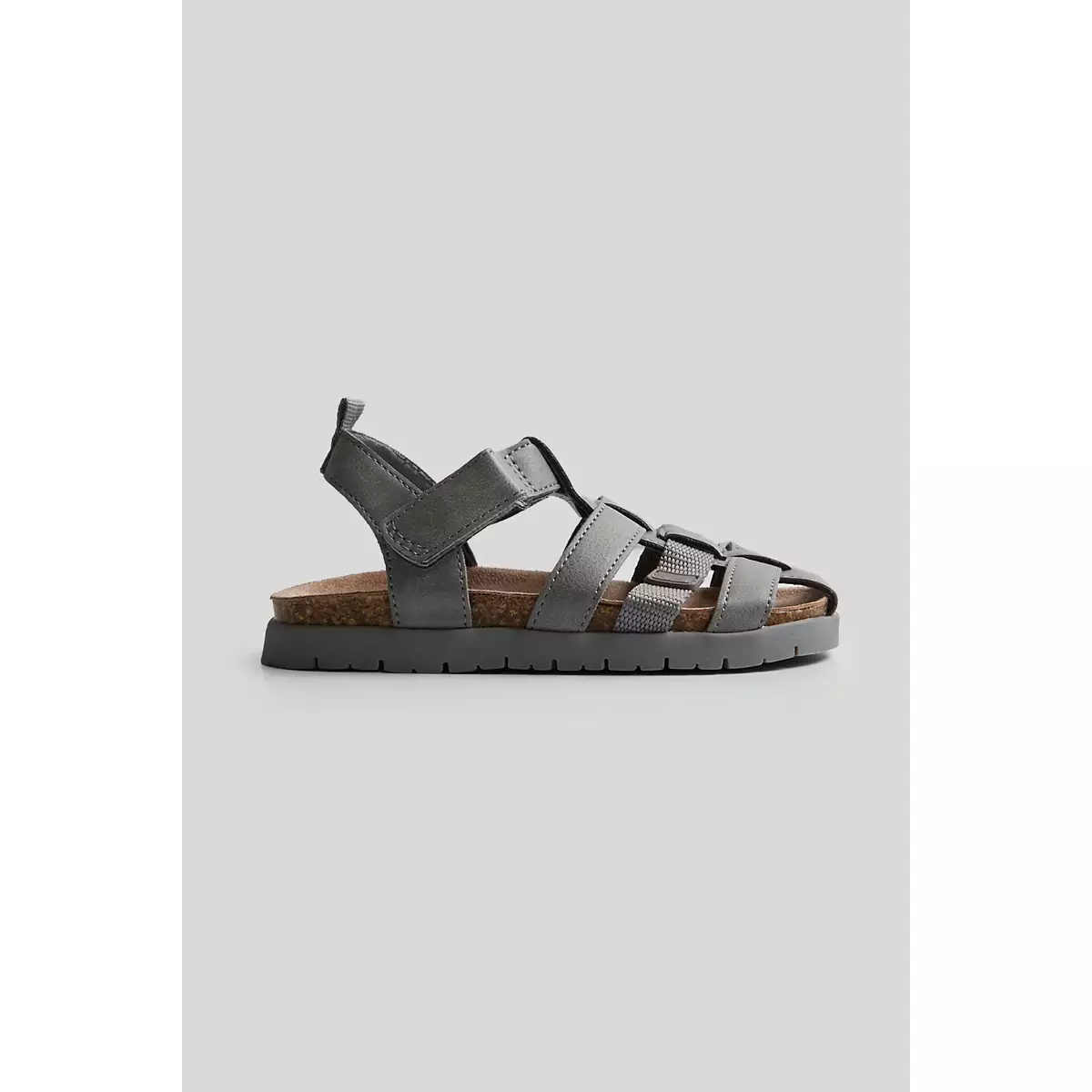 Mothercare Grey Fisherman Sandals - Sepatu Sandal Anak Laki-laki (Abu-abu)