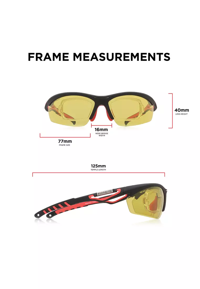 Trainer Prescription RX-insert HD Polarized Sunglasses Unisex #S22-S
