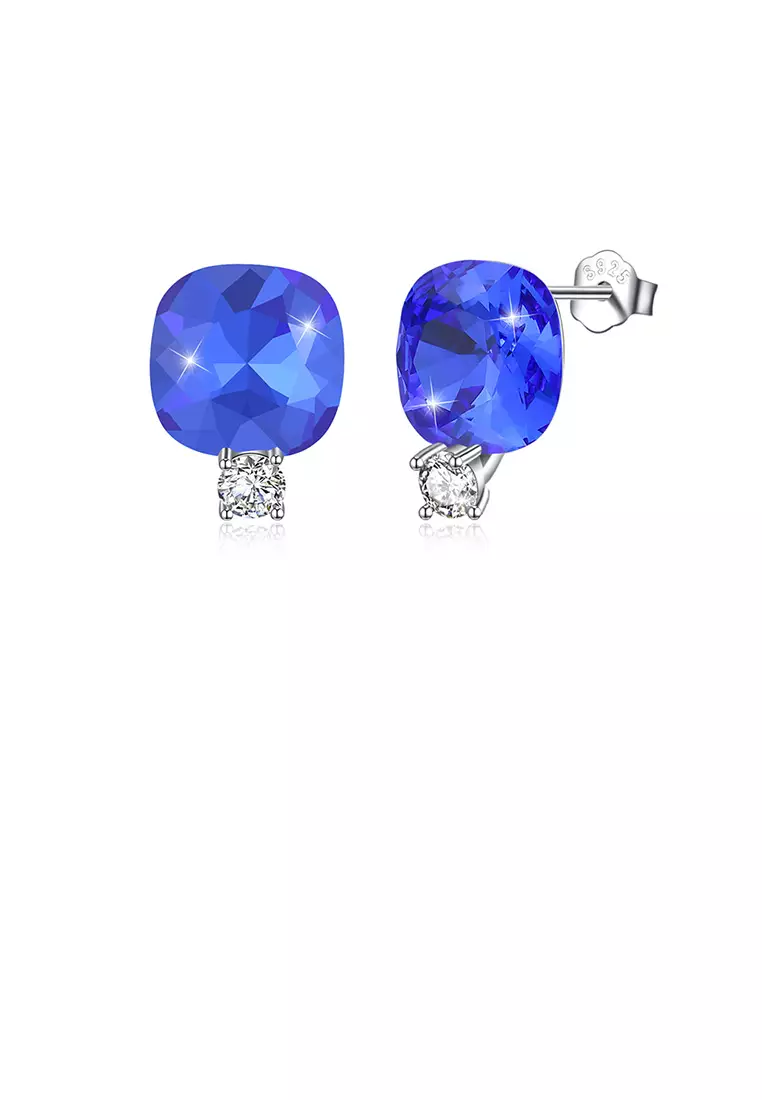 Buy Glamorousky 925 Sterling Silver Fashion Simple Geometric