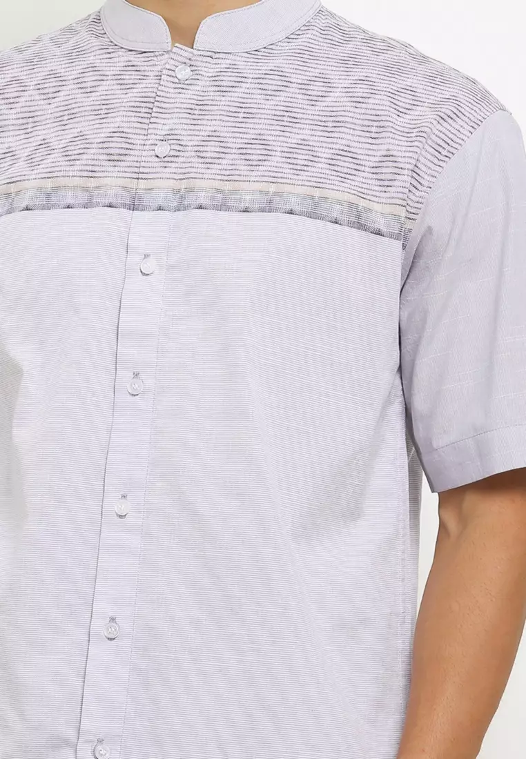 Dreamy Mauve Short Baju Koko