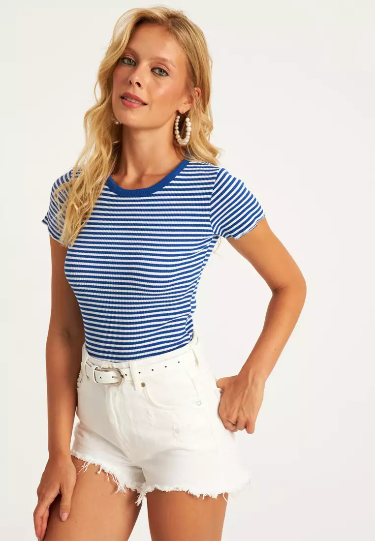 Stripe Crop Top