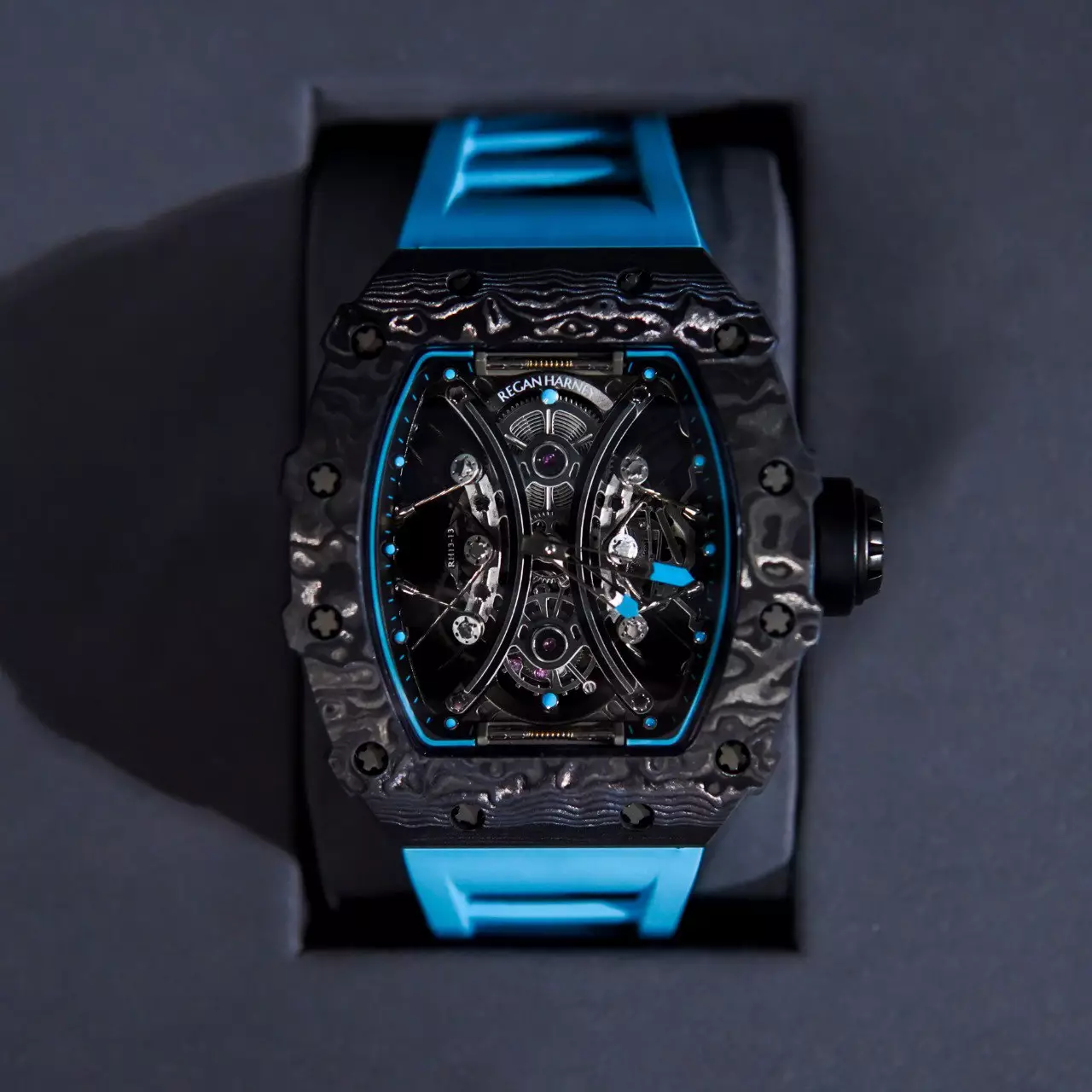 Jam Tangan REGAN HARNEY RH 13-13 ATLANTIS CARBON WATCH 100% ORIGINAL- OS