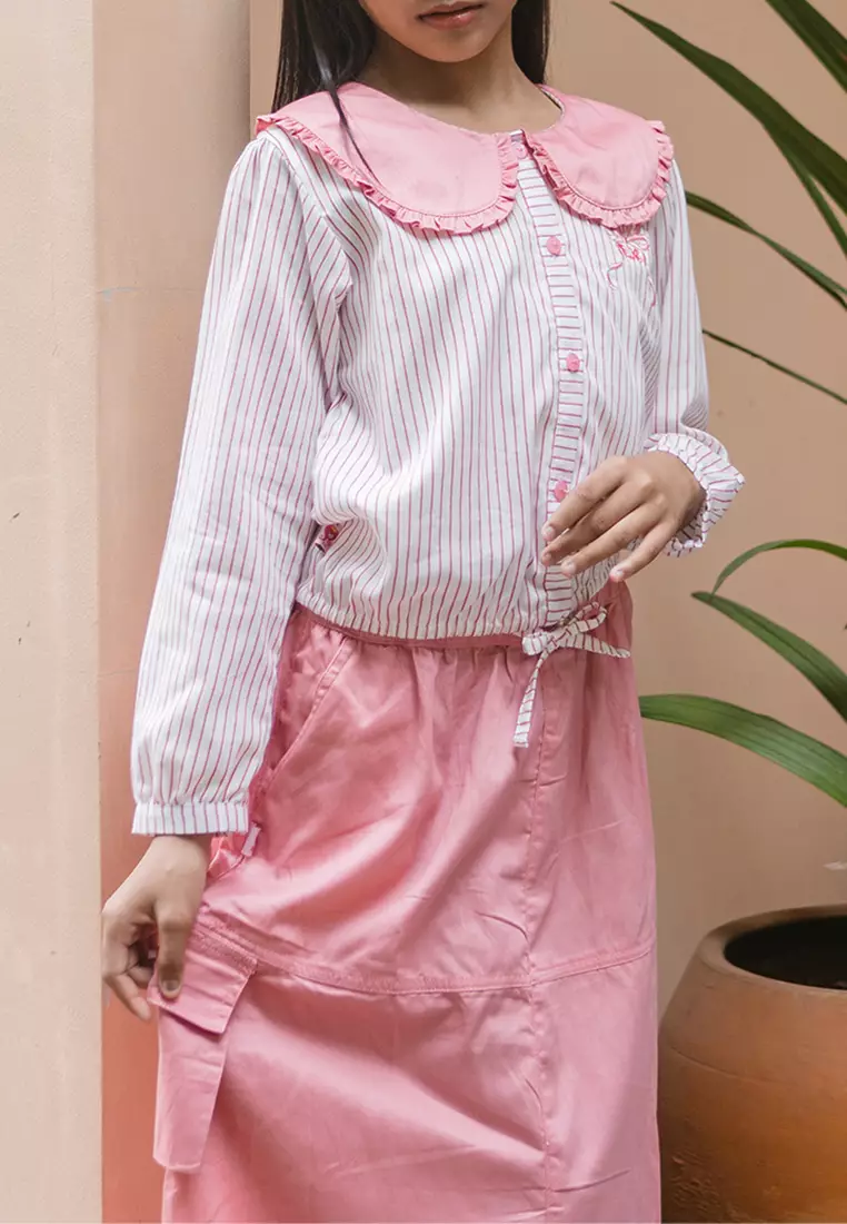 Maxi Skirt/ Rok panjang Anak/ Rodeo Junior Girl Pink Blush