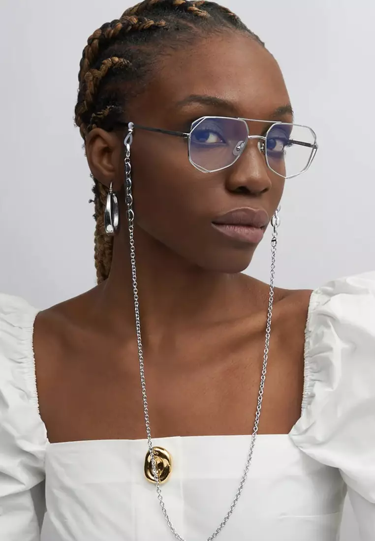 Hackney CH-122 Necklace Silver Eyewear Chain Accessories