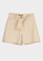 Trendyol beige Belted Shorts A9937AAE7167F0GS_5
