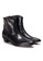 Shu Talk black XSA Italian Leather Elegant Pointed Low Heels Ankle Boots 51410SHE273E55GS_6