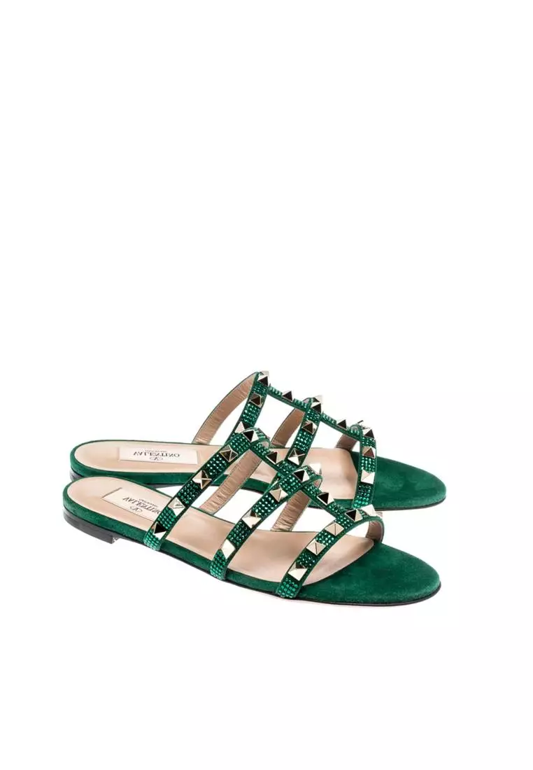 Valentino garavani store rockstud suede sandals