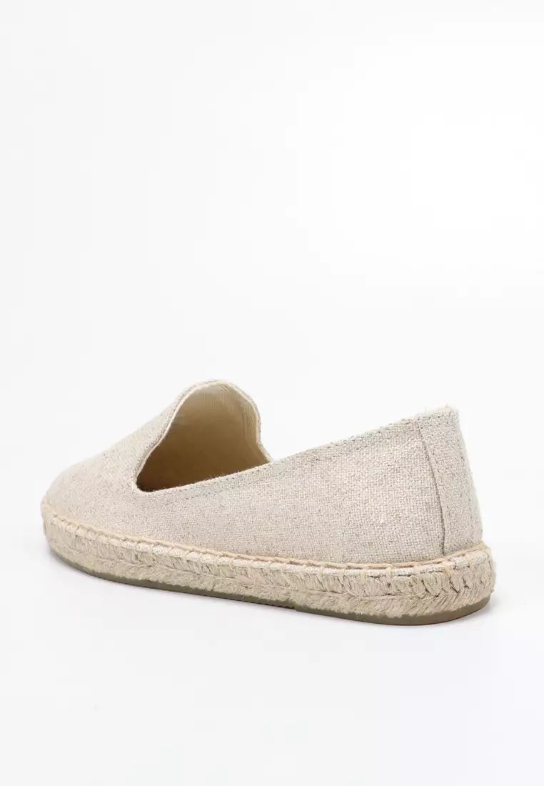 Embroidered Linen Espadrilles HB012