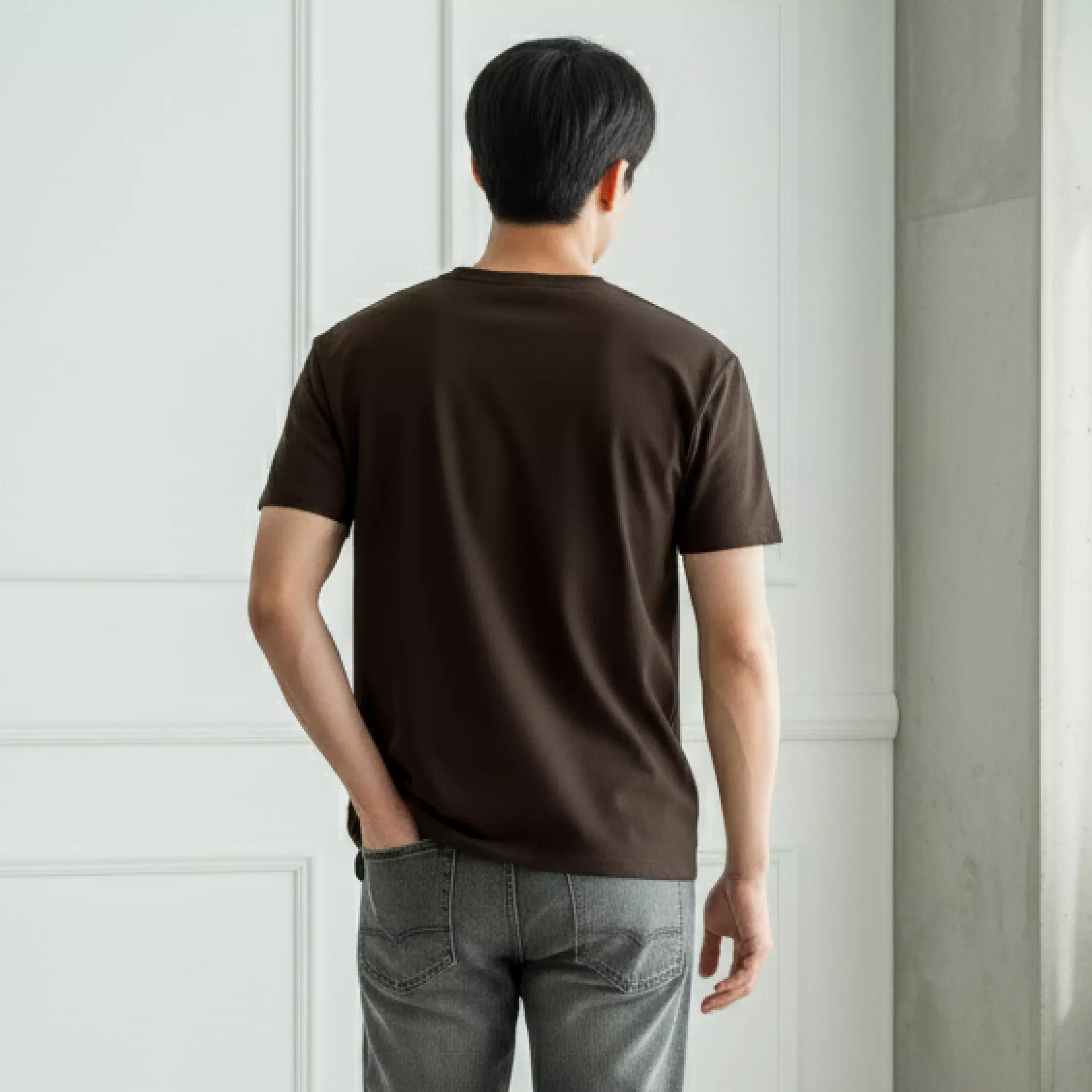 Kale Arion Coffe Brown / T-Shirt Pria Lengan Pendek / Unisex