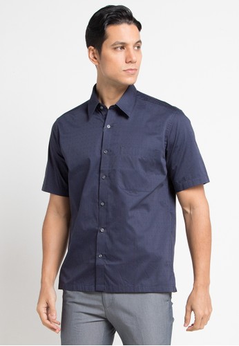 Jual Gq Men S Wear Casual Short Sleeve Shirt Original Zalora Indonesia