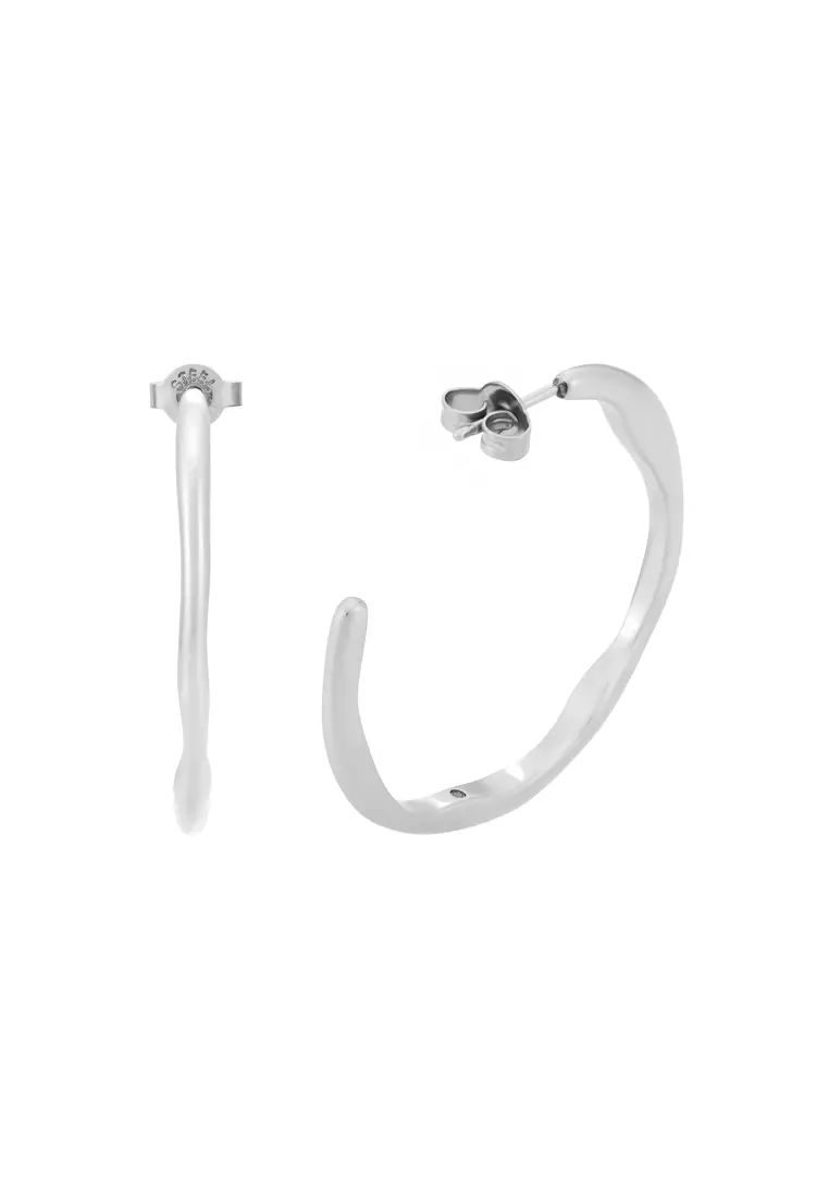 Skagen Women's Moderne Stak Earring ( SKJ1871040 ) - Silver, Stainless Steel, Stainless-Steel