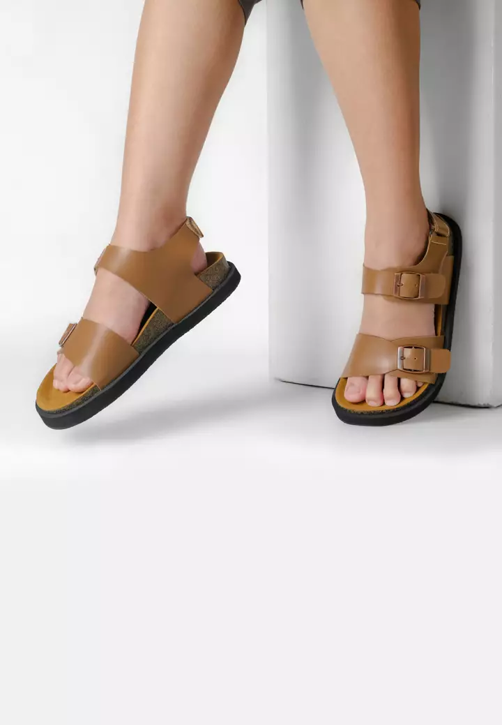 Pamole - Sandal Wanita Kekinian Sendal Wanita Sandal Flat Wanita Sandal Tali Wanita - Sorel Series