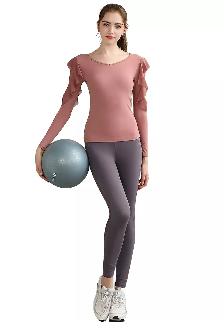 Girls long new arrivals sleeve running top