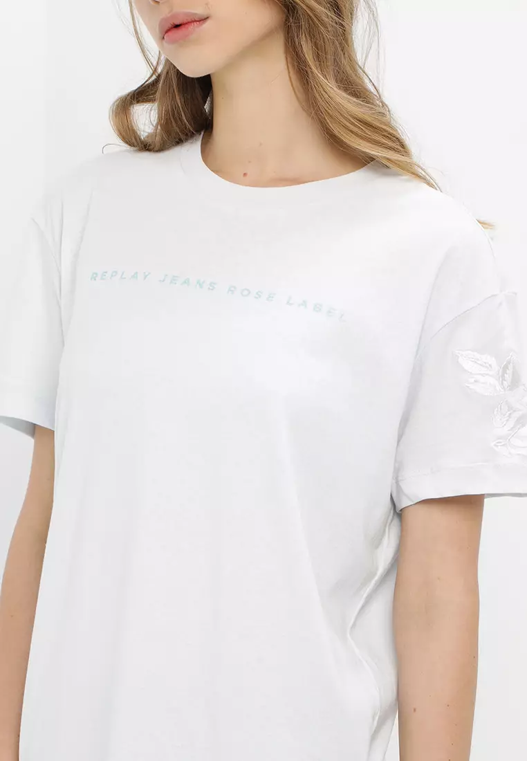 Buy REPLAY Jeans Rose Label T-shirt 2024 Online | ZALORA Philippines