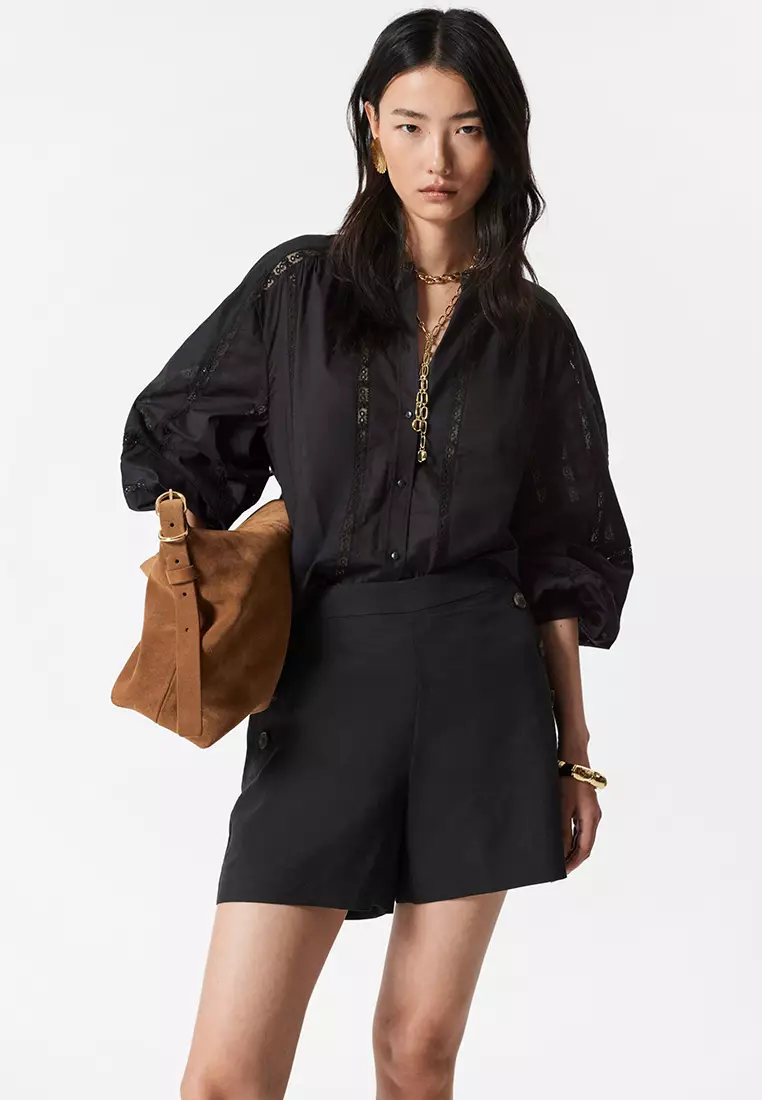 Buttoned Sailor Shorts