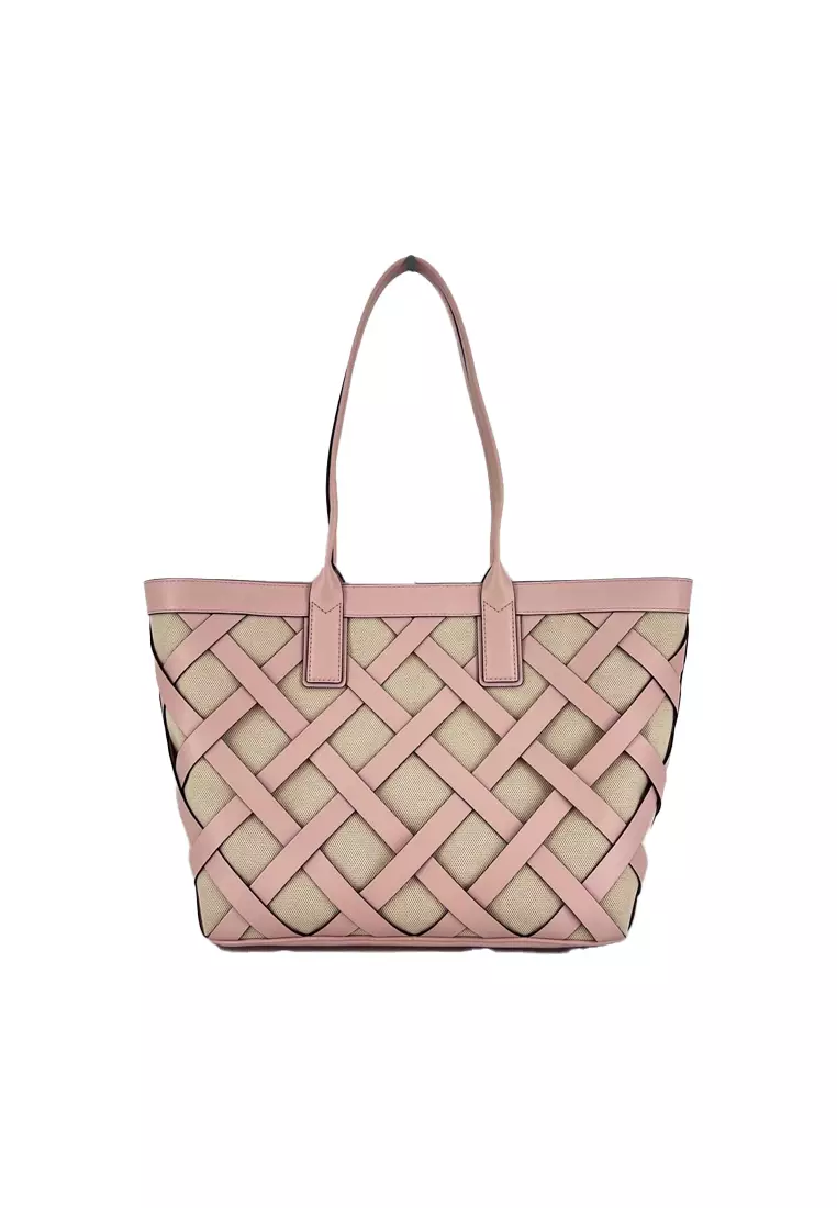 Buy MICHAEL KORS Michael Kors Fabric and leather large shoulder