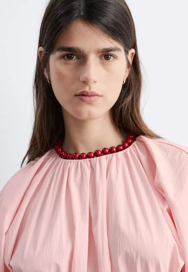 Drawstring Midi Dress