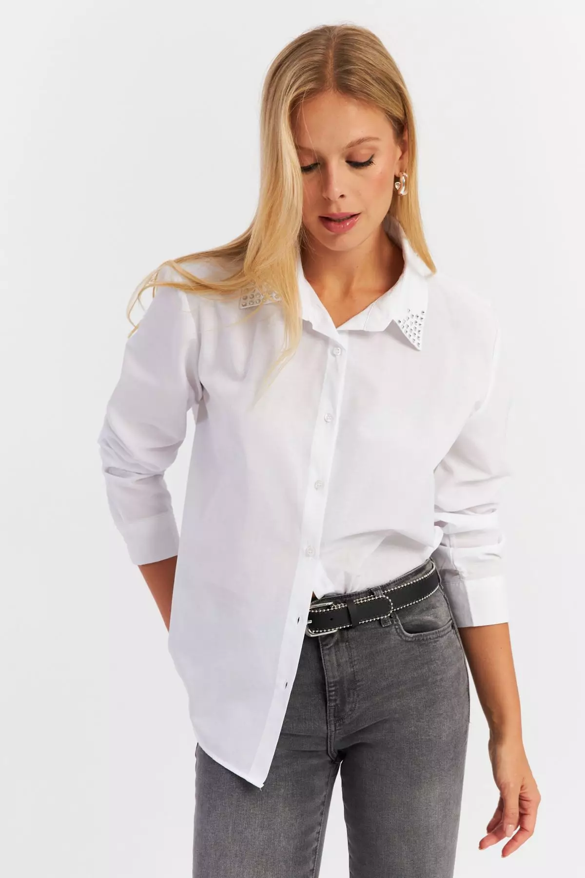 Collared Long Sleeves Shirt
