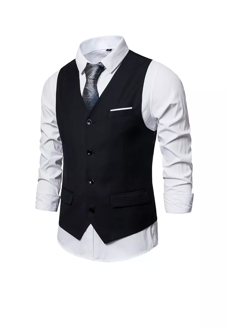 Korean-style V-neck Vest ZQ001