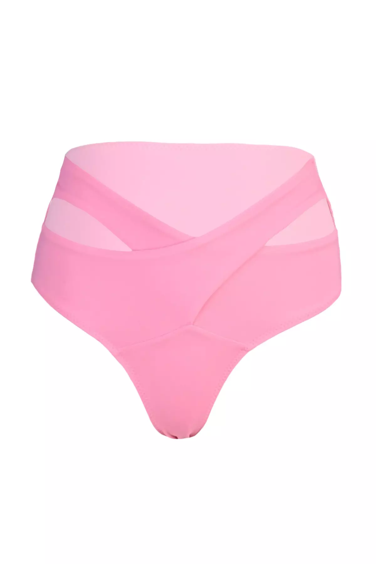 Cut Out High Waist Bikini Bottoms