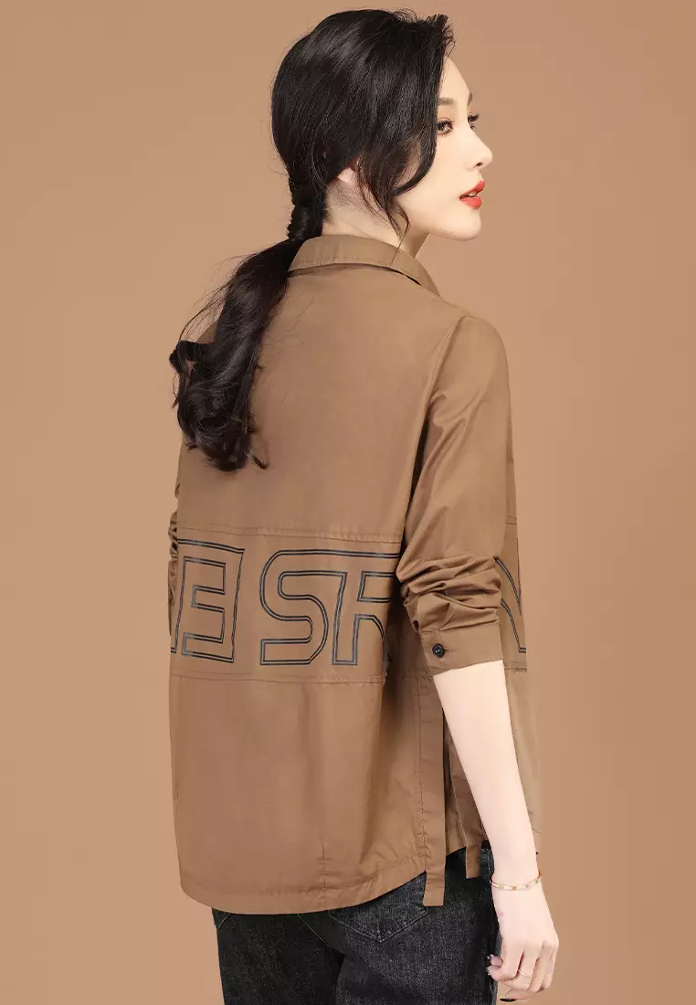 Buy A IN GIRLS Loose Printed Shirt Jacket 2024 Online ZALORA