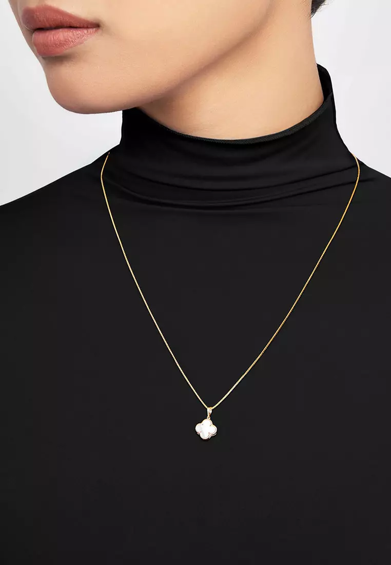 HABIB Mother of Pearl Pendant in 585/14K Yellow Gold YOP-1000