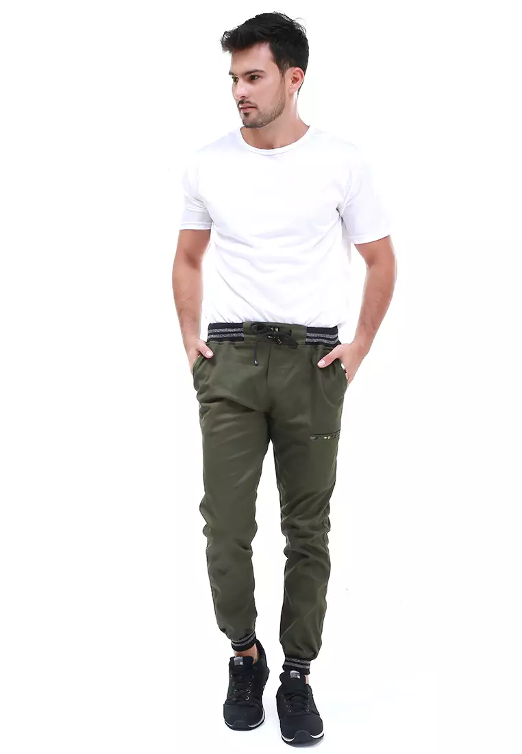 Locko Celana Panjang Cargo Pria Motive Side Casual Long Pants Material Twill Cotton ORIGINAL