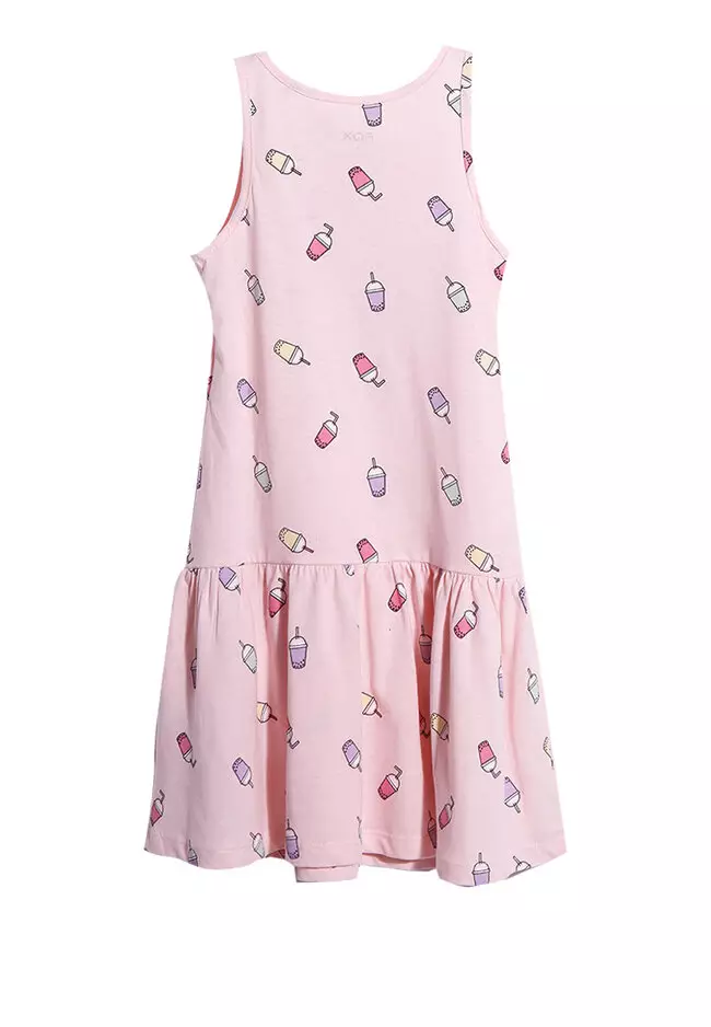 Buy FOX Kids Baby Printed Drop Waist Sleeveless Dress 2025
