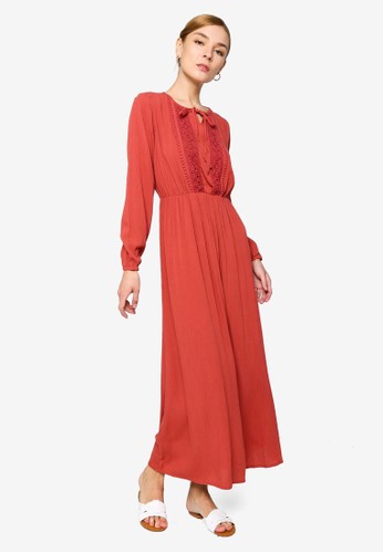 Jual Lc Waikiki Lace Detailed Dress Original Zalora Indonesia