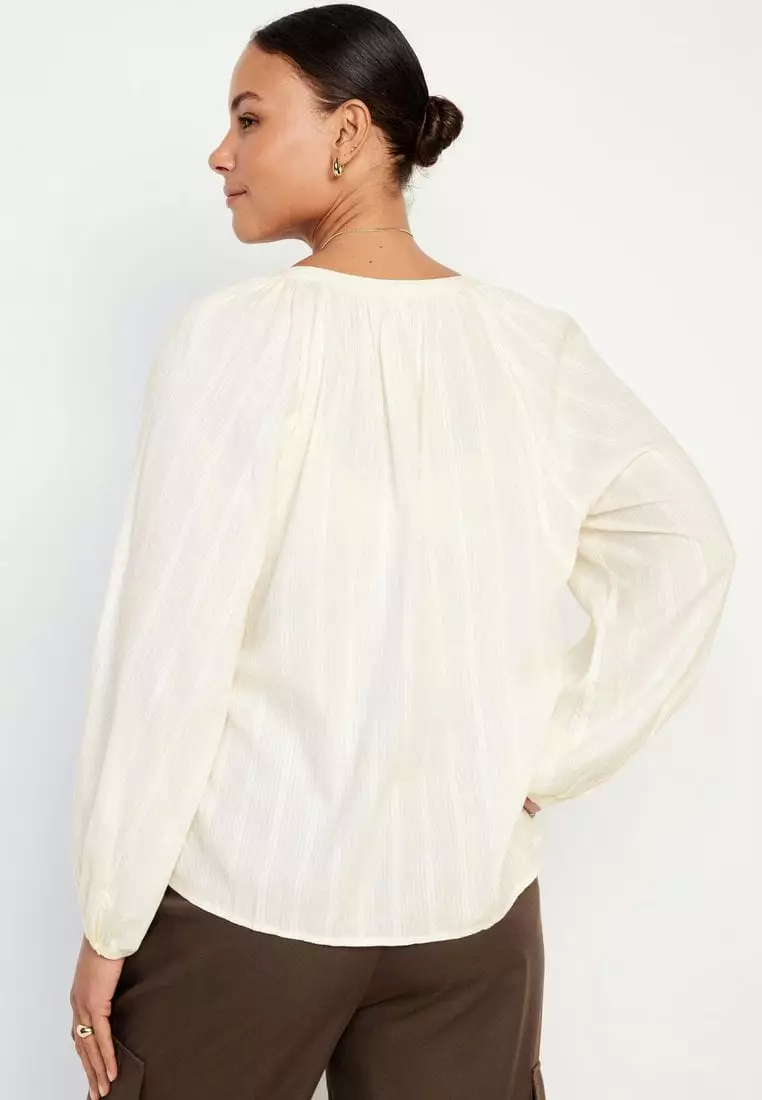 Textured Dobby Top