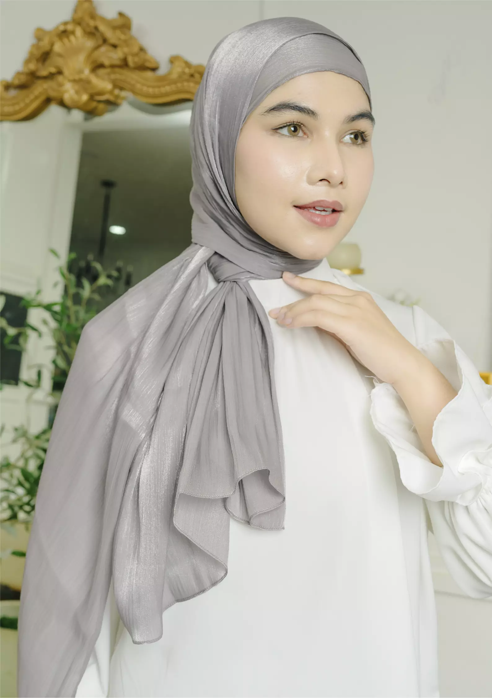 Yora Silk Shawl Frappuccino