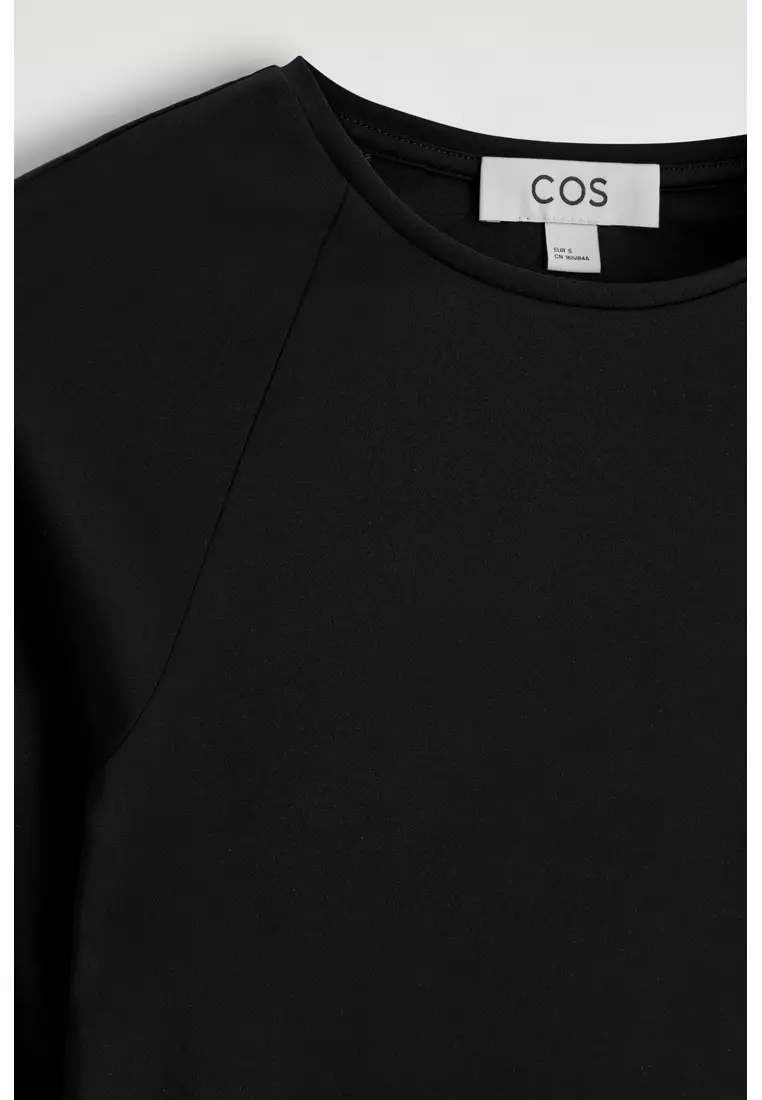 INTERLOCK JERSEY LONG-SLEEVED TOP