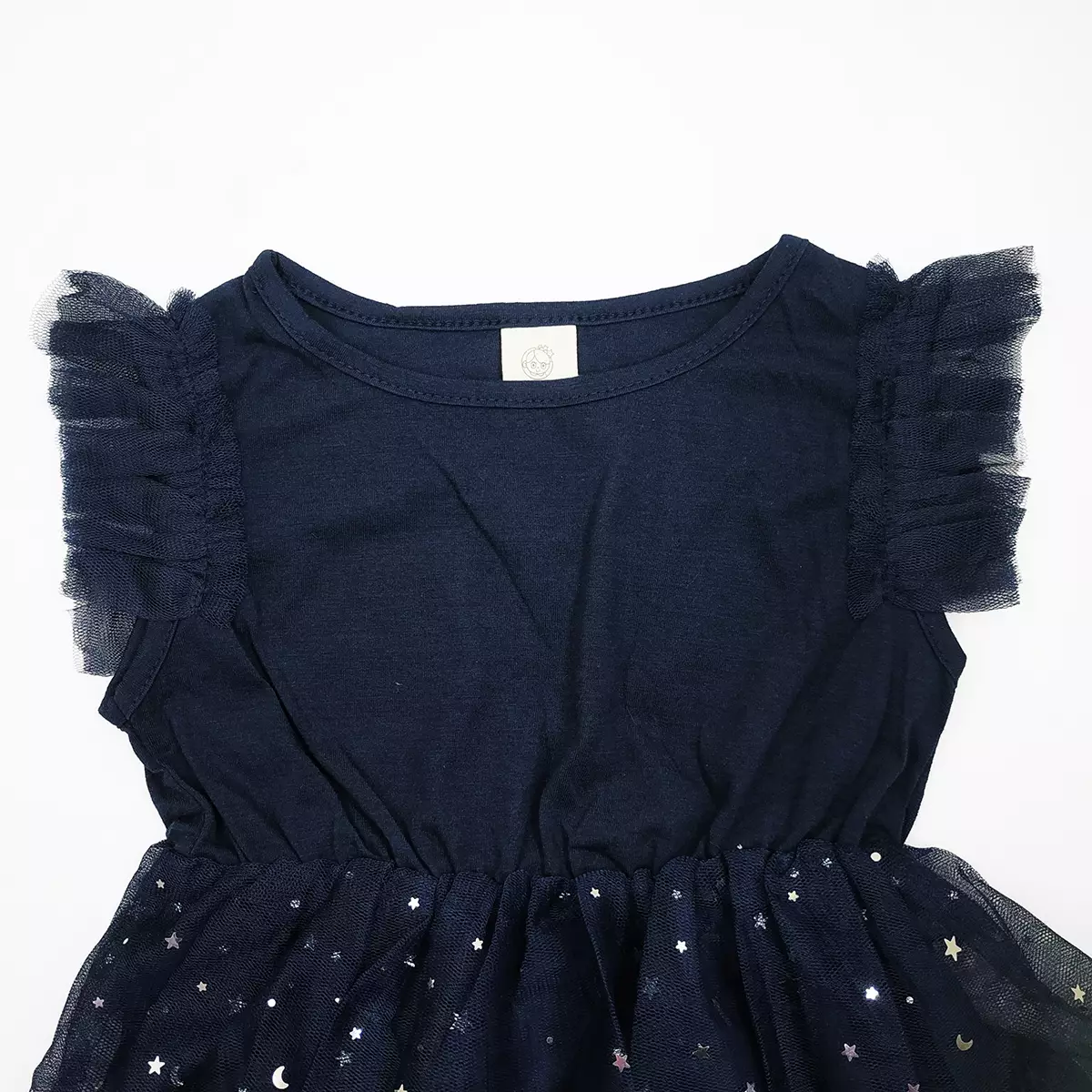 Wakakids Dress Anak Perempuan Baju Putri Gaun Sequin Tutu Gradasi 4492 Venrz Navy