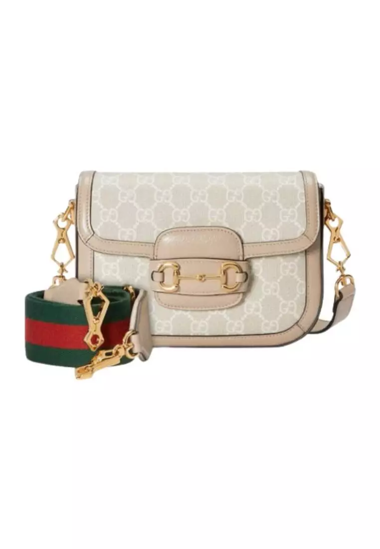 Jual Gucci GUCCI Horsebit 1955 GG Mini Bag Beige Original 2025