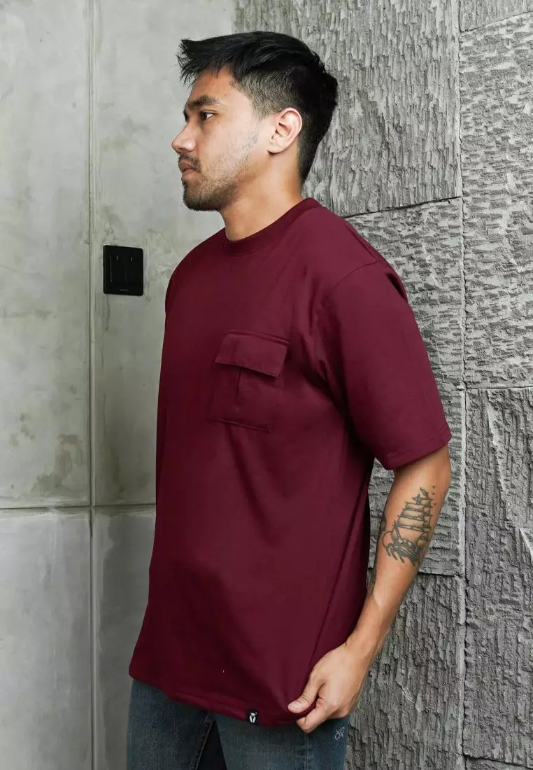 MATSUDA Kaos Oversize 20s Pocket T shirt Okazaki