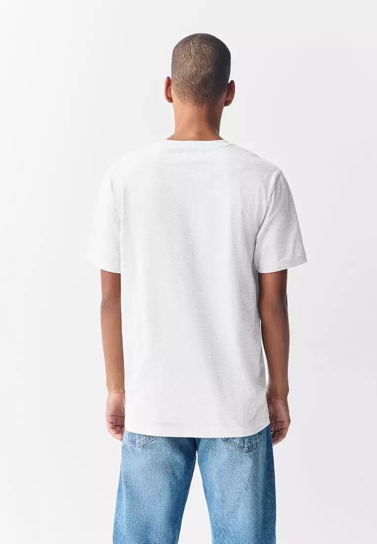 Essential Crew Neck Cotton T-Shirt Slim Fit