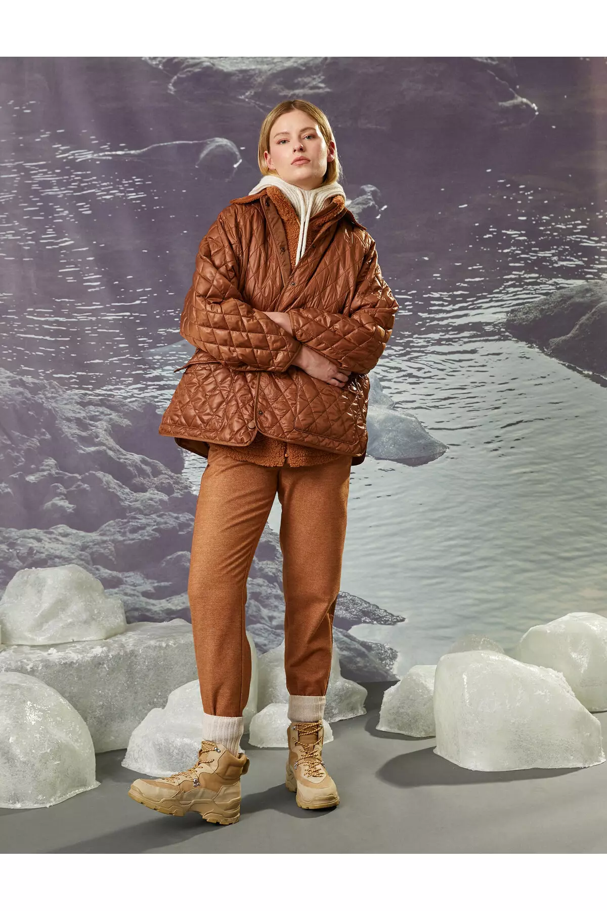 Oversized Quilted Jacket