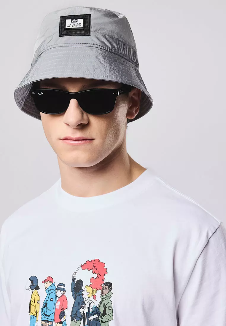 MENS SMOKEY LONG BEACH BLVD PARACHUTE BUCKET HAT