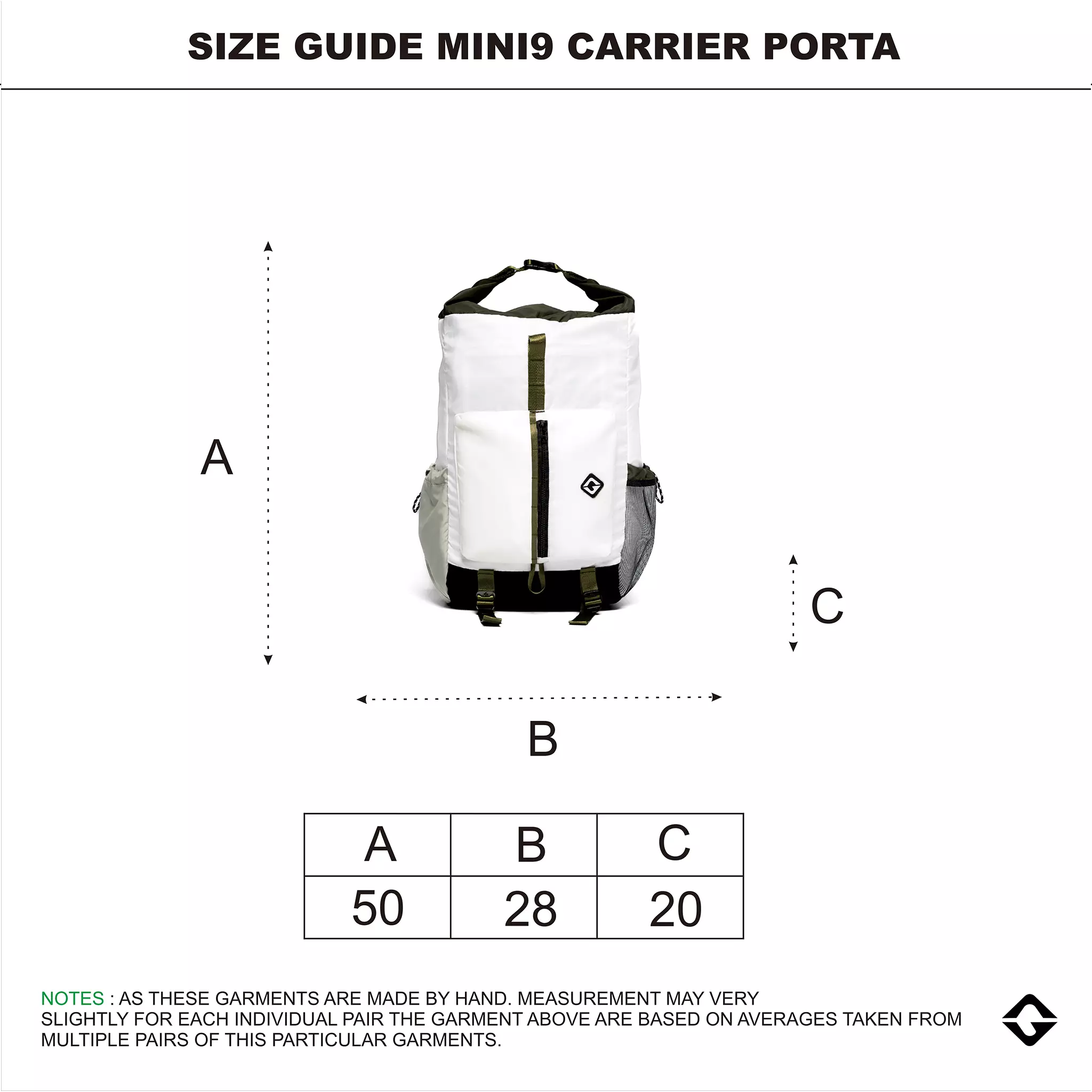 Gloaming Backpack Mini Carrier Porta 